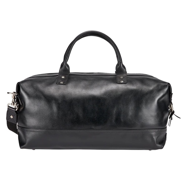 NIXON Desperado Duffel II Black Leather 35L - Picture 13 of 16